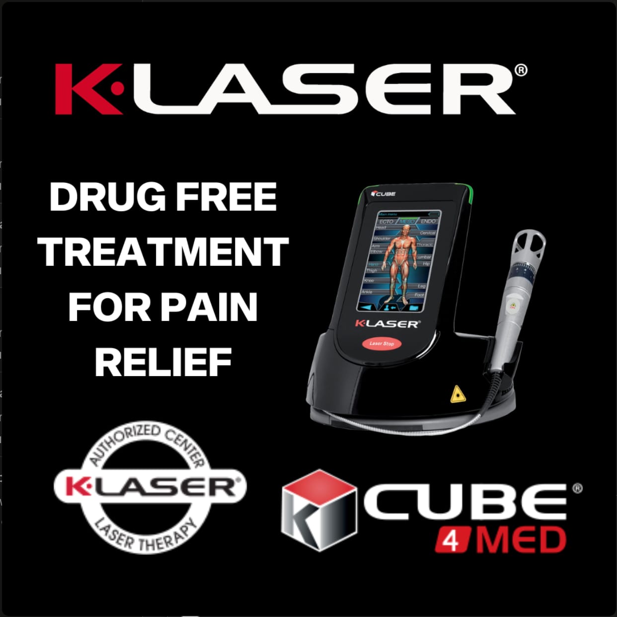 K-LASER - The first, most powerful dynamic therapy laser at 4 wavelengths in the world!